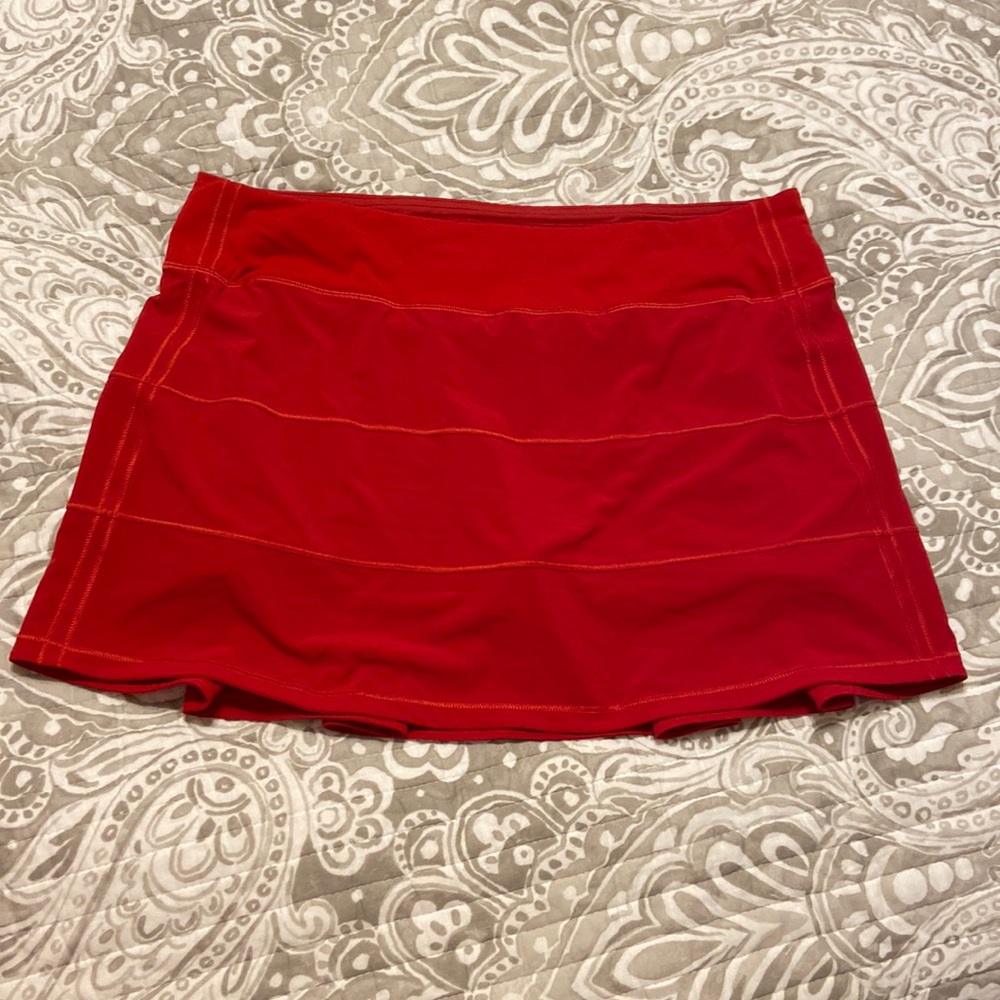 lululemon athletica Red Performance Skort